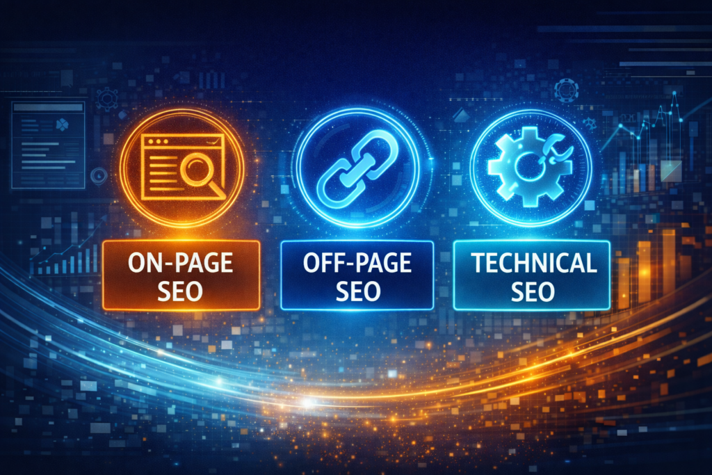 three core pillars of seo